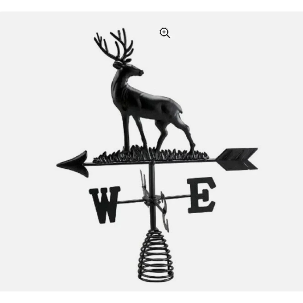 NIB Red Shed Metal Deer Weather‎ Vane Christmas Tree Topper 2023